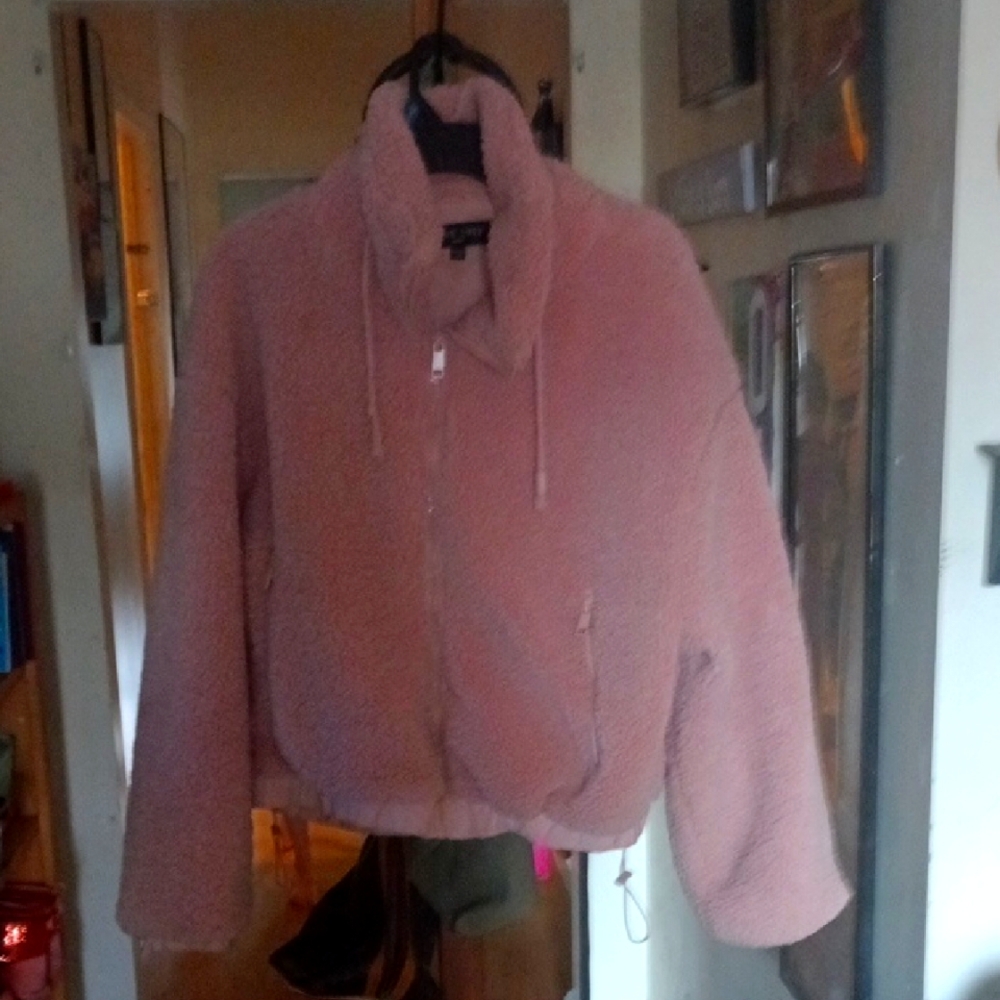 Love Tree Pink Teddy Jacket